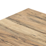 Four Hands Hudson Rectangle Coffee Table Spalted Primavera Top Left Corner Detail