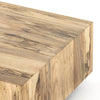 Hudson Rectangle Coffee Table Spalted Primavera Top Right Corner Detail 227798-002
