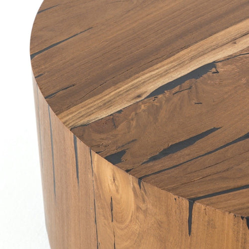 Hudson Round End Table Rounded Edge Detail