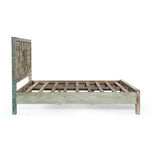 Ibiza Reclaimed Wood Bed Side View