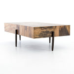 Indra Coffee Table - Spalted Primavera Corner View