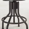 HTD Industrial Modern Adjustable Chair close up bottom cast iron