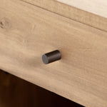 Four Hands Isador Nightstand close up view drawer hardware