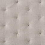 Isle Ottoman Fulci Stone Tufted Fabric 105665-005
