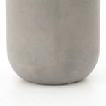 Ivan Round End Table Grey Concrete Base VTHY-041
