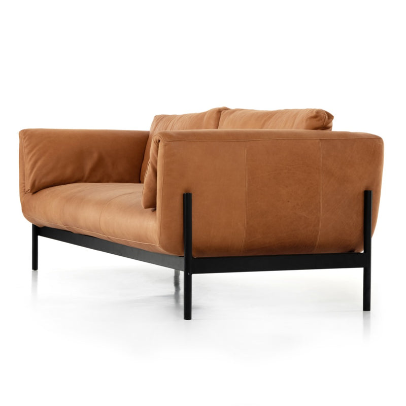Jenkins Sofa  Heritage Camel right side angled view