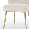 Jolin Dining Chair Hairpin Leg Finished in Brass