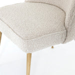 Jolin Dining Chair Textural Cream Boucle