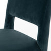 Back Cutout Detail Joseph Teal Dining Chair CASH-16617-091 Four Hands