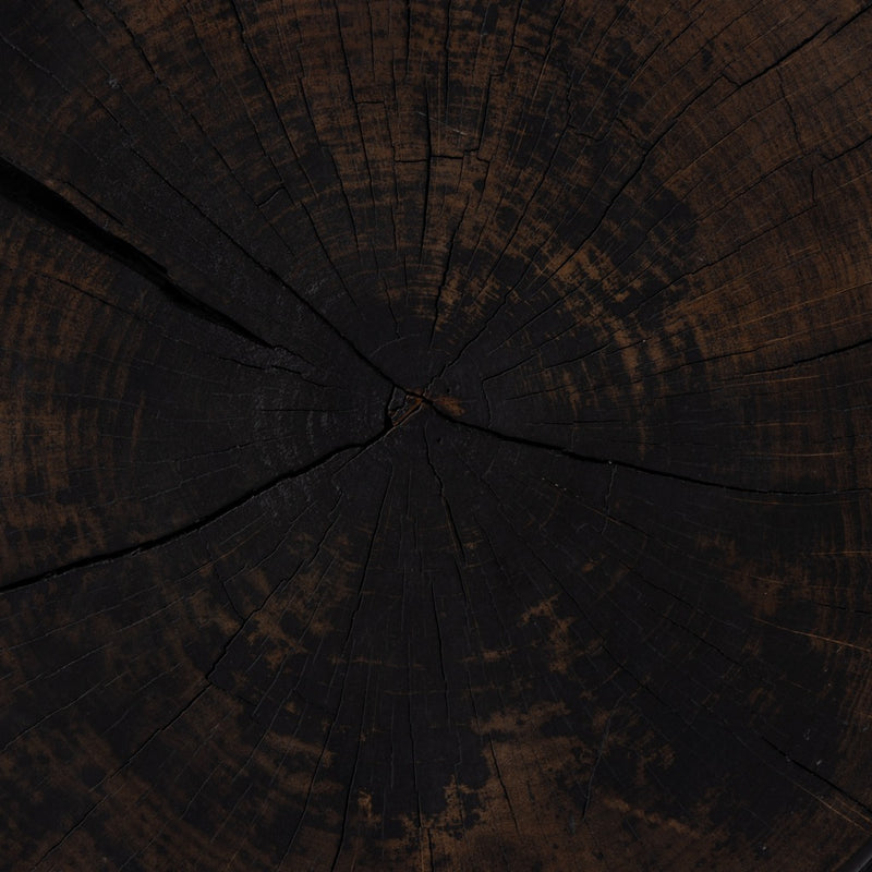 Judah End Table Rubbed Black Reclaimed Wood Detail 234621-001
