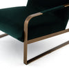 modern green living room chair