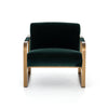 emerald green living room chair