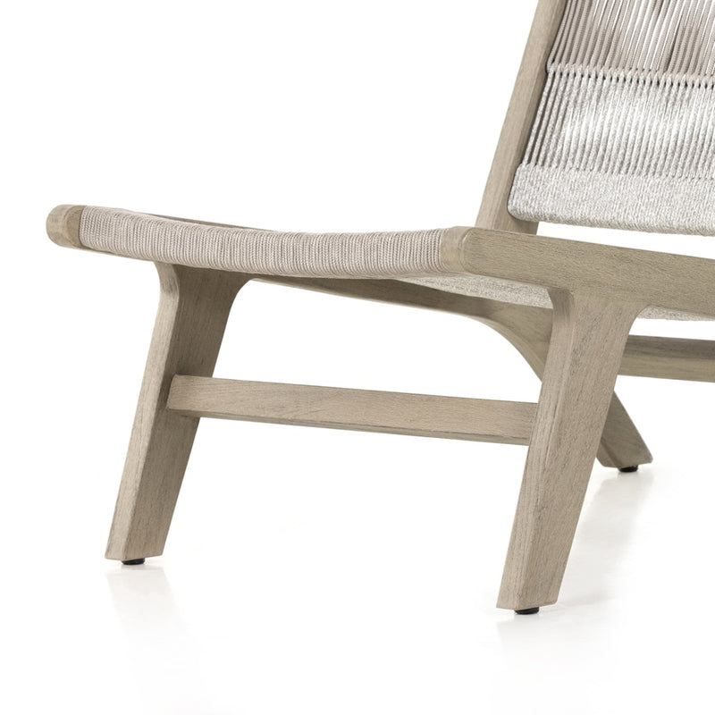 Julian Outdoor Chair Weathered Grey Teak Legs 106990-003
