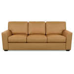 Kaden Leather Three Seat Sofa by American Leather Bali Butterscotch