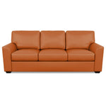 Kaden Leather Three Seat Sofa by American Leather Capri Sunrise