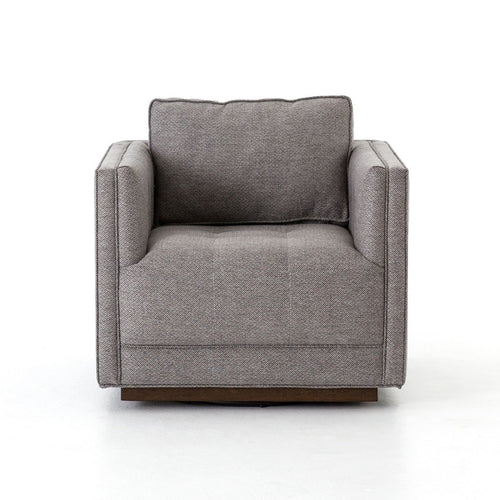 Kiera Swivel Chair - Noble Greystone Four Hands Front View