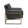 Purchase Ken Black Leather Club Chair at Artesanos Design Collection
