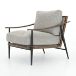 Kennedy Chair - Gabardine Grey Angled View