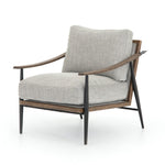 Kennedy Chair - Gabardine Grey Angled View