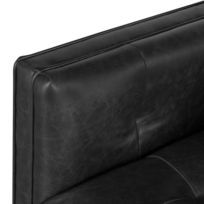 Four Hands Leather Swivel Chair