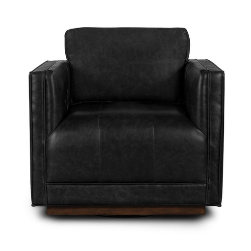 Kiera Swivel Chair Sonoma Black Four Hands