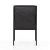 Four Hands Black Leather Dining Chair