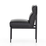 Black Leather Dining Chair