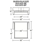 Klein Queen Plus Size Sleeper Sofa