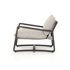 Lane Outdoor Chair Faye Ash Side View Four Hands