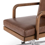 Lacey Desk Chair Sienna Brown Solid Beech Armrest 234108-004
