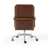 Lacey Desk Chair Sienna Brown Back View 234108-004
