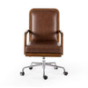 Lacey Desk Chair Sienna Brown Front View 234108-004
