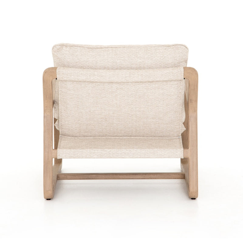 Four Hands Lane Outdoor Chair Faye Sand Back View
