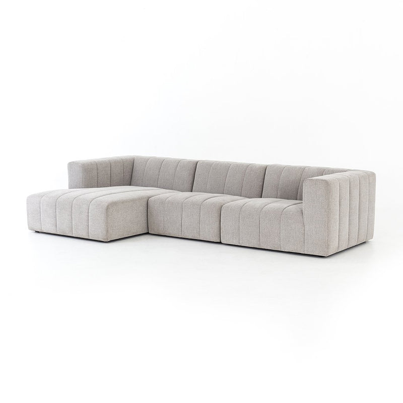 Langham Three Piece Sectional Sofa with Chaise CGRY-001-320-S5