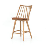 Lewis Windsor Counter Stool Whiskey Saddle Cushion