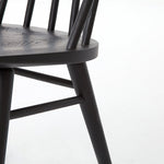 Seat Detail Lewis Black Windsor Style Chair