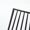 Backrest Detail Lewis Black Windsor Style Chair