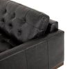 Four Hands Lexi Black Leather Sofa CDAW-009Y06-679