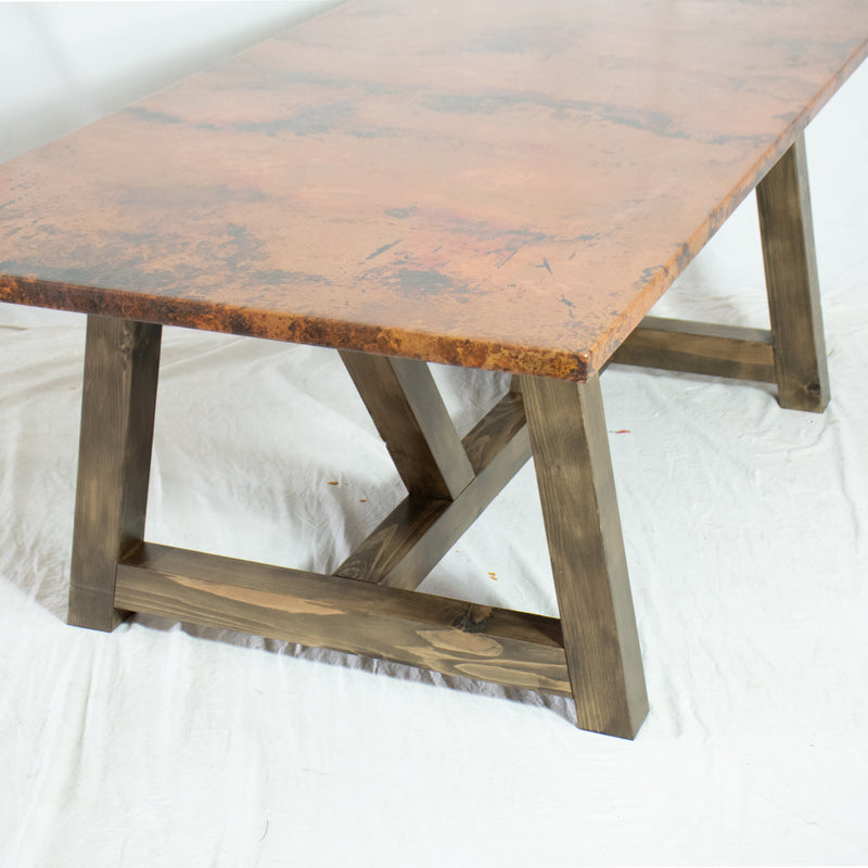 Lightner Copper Dining Table - Natural