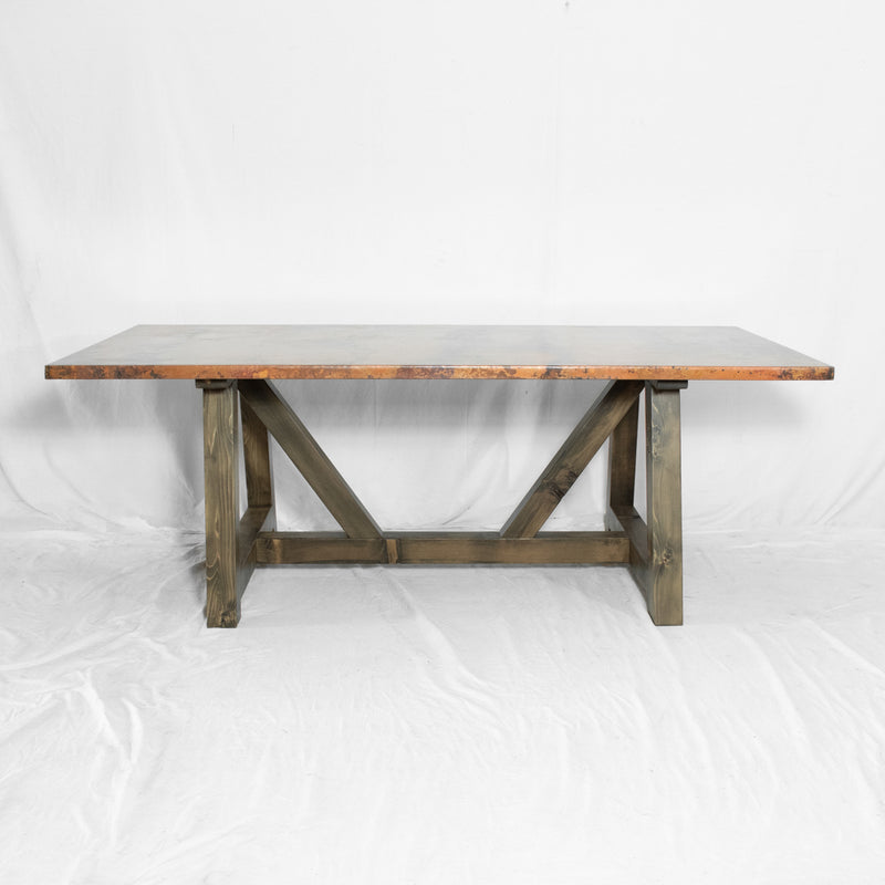 Lightner Copper Dining Table - Natural