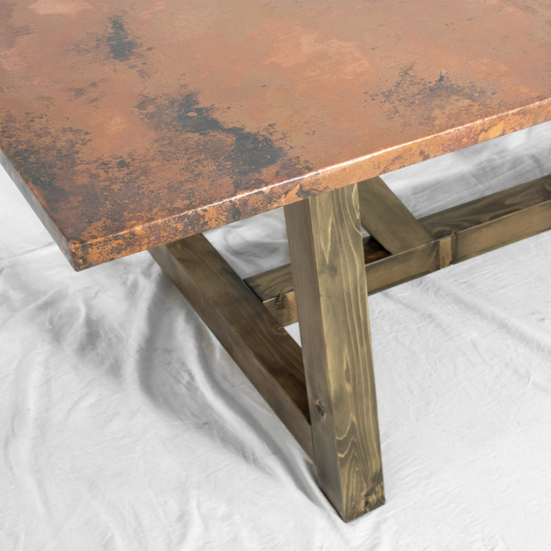 Lightner Copper Dining Table - Natural