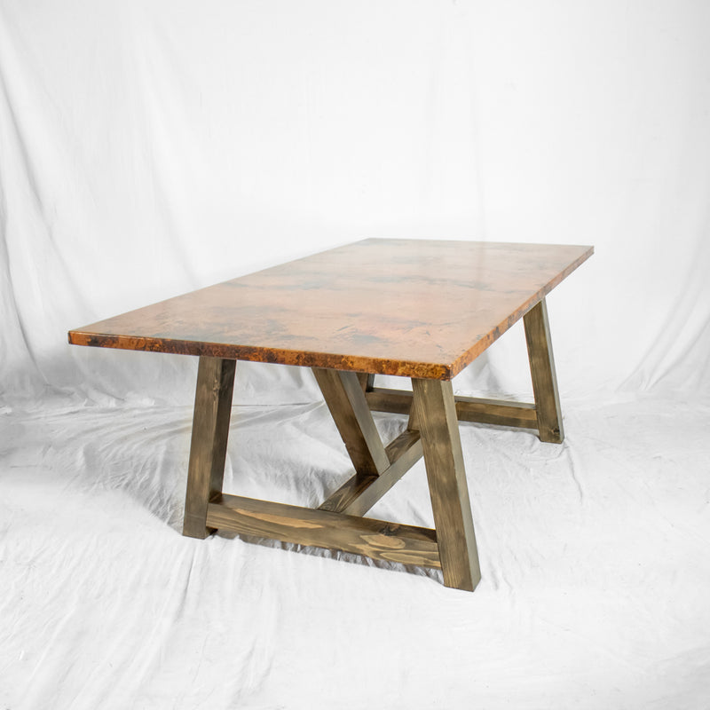 Lightner Copper Dining Table - Natural