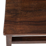 London Loft Wood Dining Chair close up of wood seat