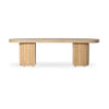 Lucinda Accent Bench Natural Mango Front View 232616-002
