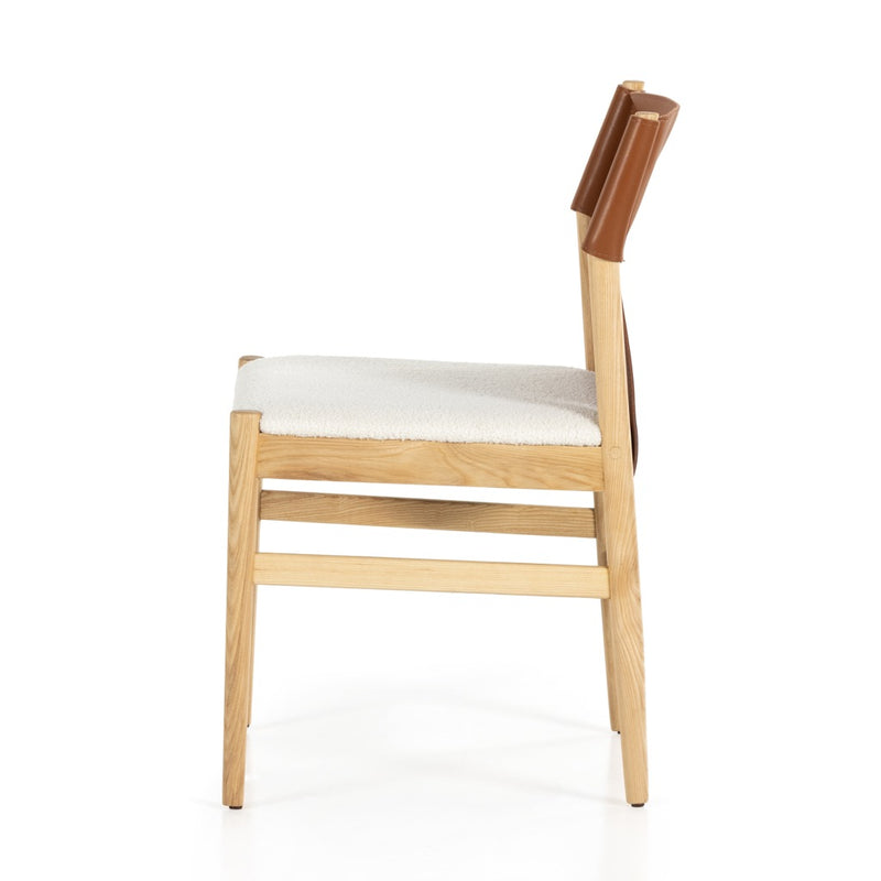 Four Hands Lulu Armless Dining Chair side view