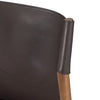 Leather Back Dining Chair