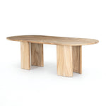 Lunas Oval Dining Table Guanacaste Wood Four Hands