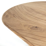 Lunas Oval Dining Table Curve Top Detail