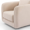 Malakai Swivel Chair Capri Oatmeal Rounded Armrest 231360-004
