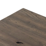 Marion Sideboard - Rustic Fawn Veneer close up view top corner